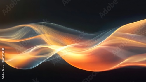 Wallpaper Mural Abstract Light Waves Torontodigital.ca