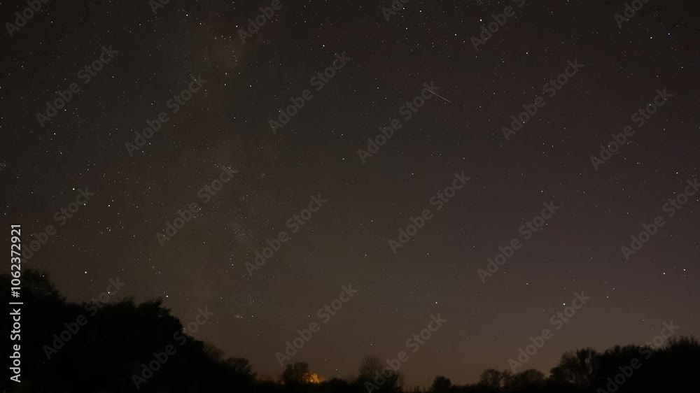Night sky turning from dusk to deep night Night sky turning from dusk to deep night