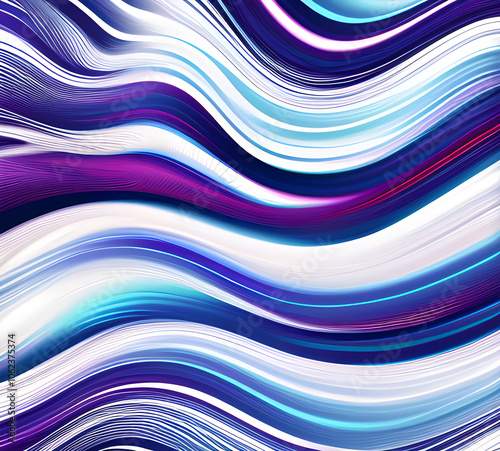 Blue and colorful wavy dynamic motion graphics. light motion shape curve. wavy banner template. background texture, neat cracks, 8k quality. generative ai 