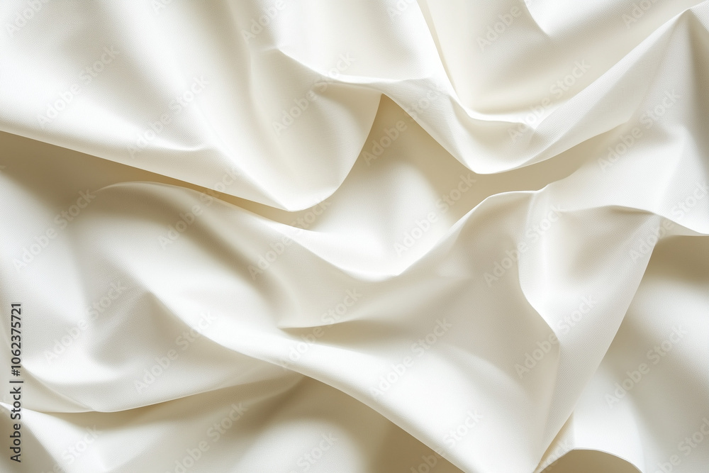 Obraz premium Crinkled and folded white paper