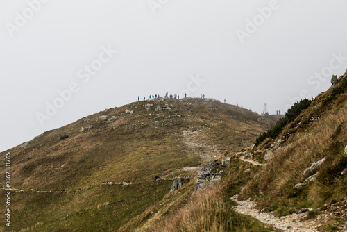 Fototapeta Naklejka Na Ścianę i Meble -  Peaks of the Tatra Mountains.
