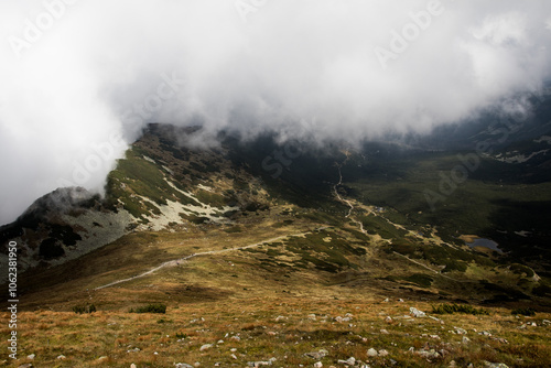 Fototapeta Naklejka Na Ścianę i Meble -  Peaks of the Tatra Mountains.