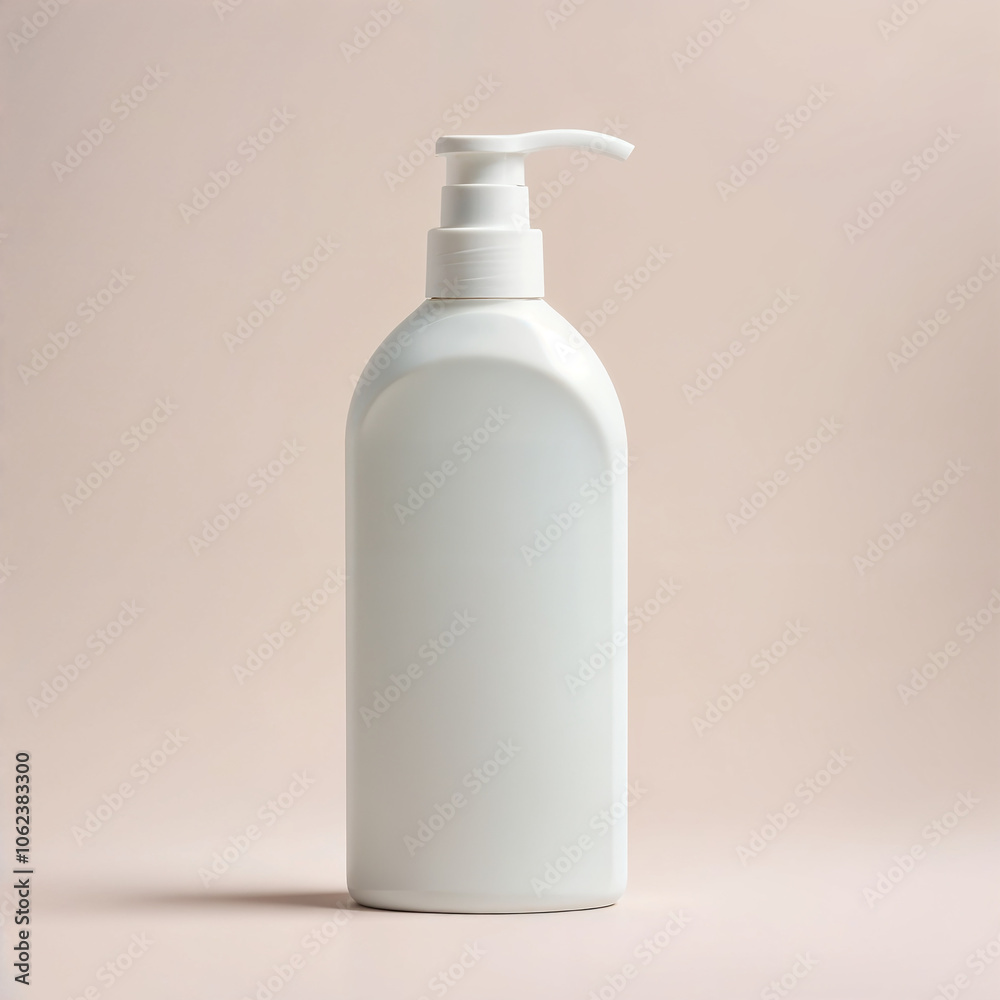 A bottle of shampoo on a white background 2 A bottle of shampoo on a white background 2