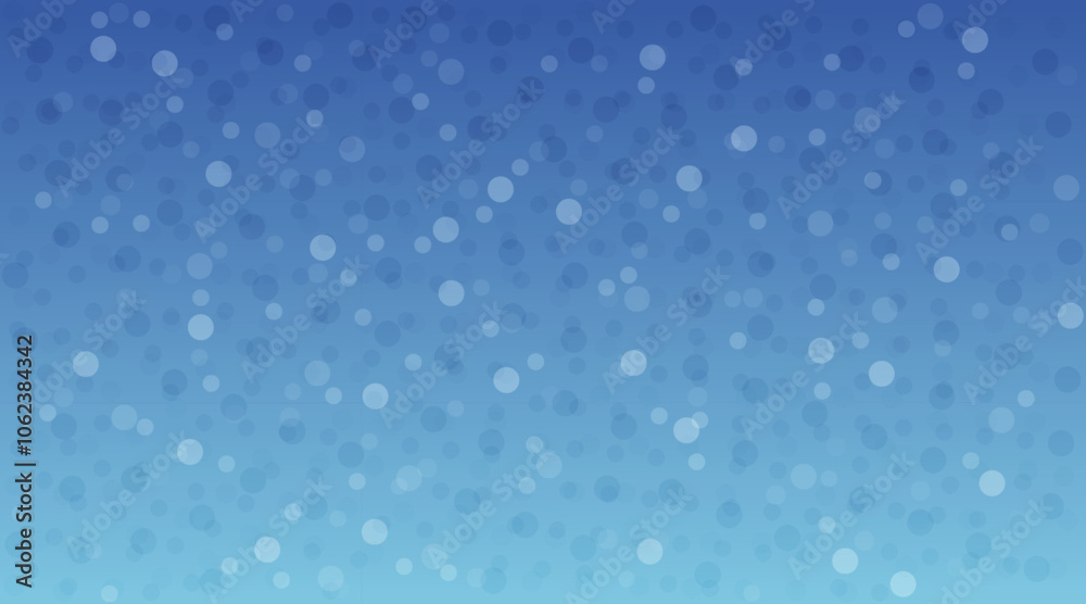 Blue abstract bokeh background. Vector illustration.