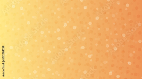 Yellow shiny background with bokeh effect. Vector illustration.