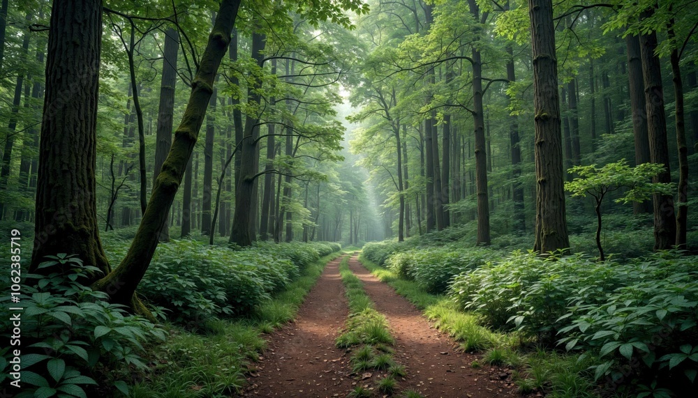 Obraz premium Mystic Forest Path