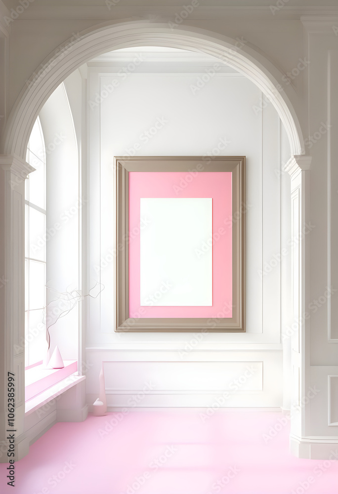 Mockup Painting in Interior Mockup Painting in Interior