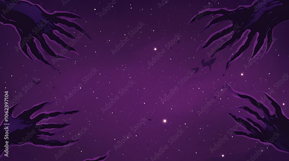 Halloween midnight blue backdrop featuring simple moon silhouettes Halloween midnight blue backdrop featuring simple moon silhouettes
