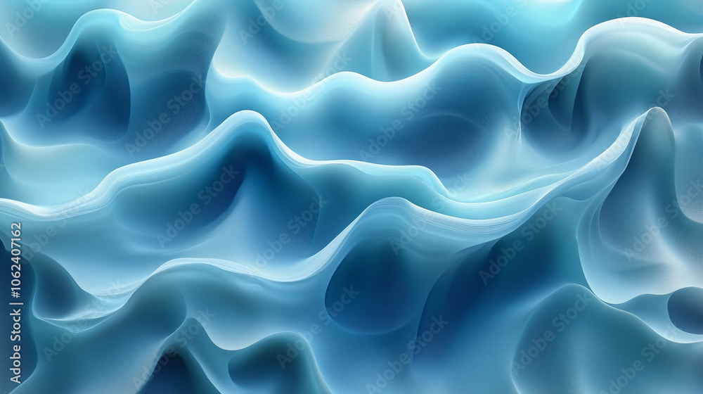Obraz premium abstract blue background with waves