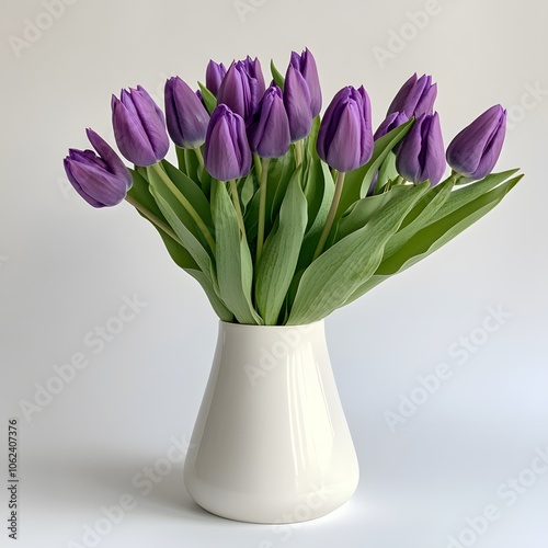 tulips in a vase