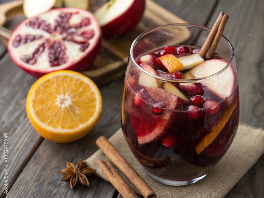 Festive Fall and Winter Sangria Featuring Apples, Oranges, and Pomegranate A Vibrant and Flavorful Drink that Captures the Essence of the Seasons in Every Sip. Festive Fall and Winter Sangria Featuring Apples, Oranges, and Pomegranate A Vibrant and Flavorful Drink that Captures the Essence of the Seasons in Every Sip.