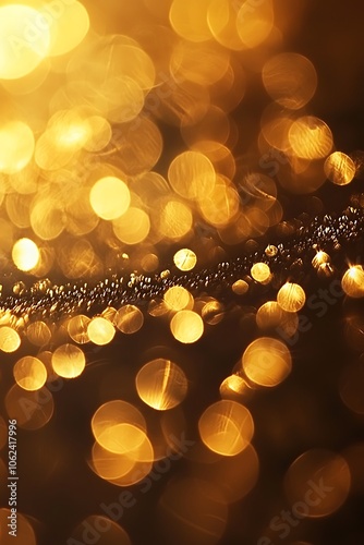 Glowing gold gradient background with a soft blur, ideal for design textures.