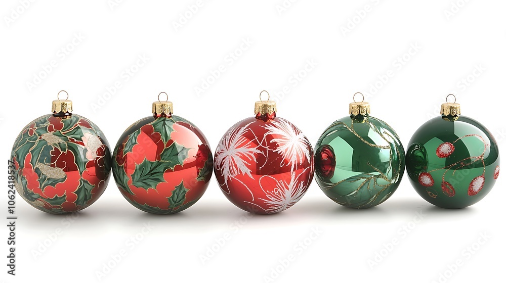 Christmas red and green plaid pattern