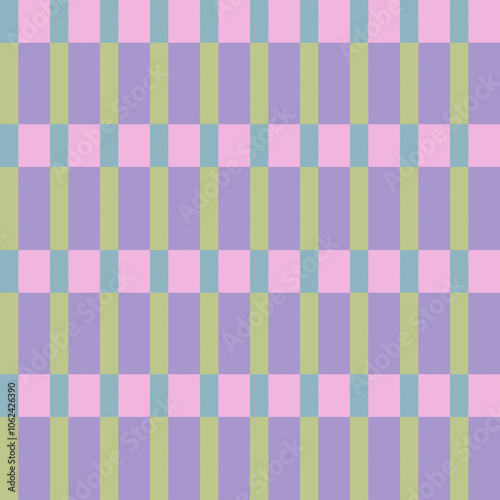 Retro preppy striped seamless pattern. Trendy preppy pink pattern.