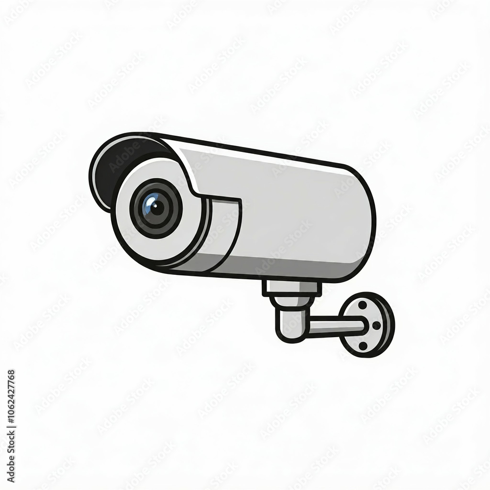 security camera isolated on white security camera isolated on white