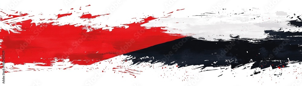Explore the vibrant impact of red white and black colors in abstract art design Explore the vibrant impact of red white and black colors in abstract art design