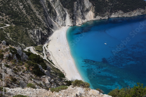 Myrtos Beach view photo