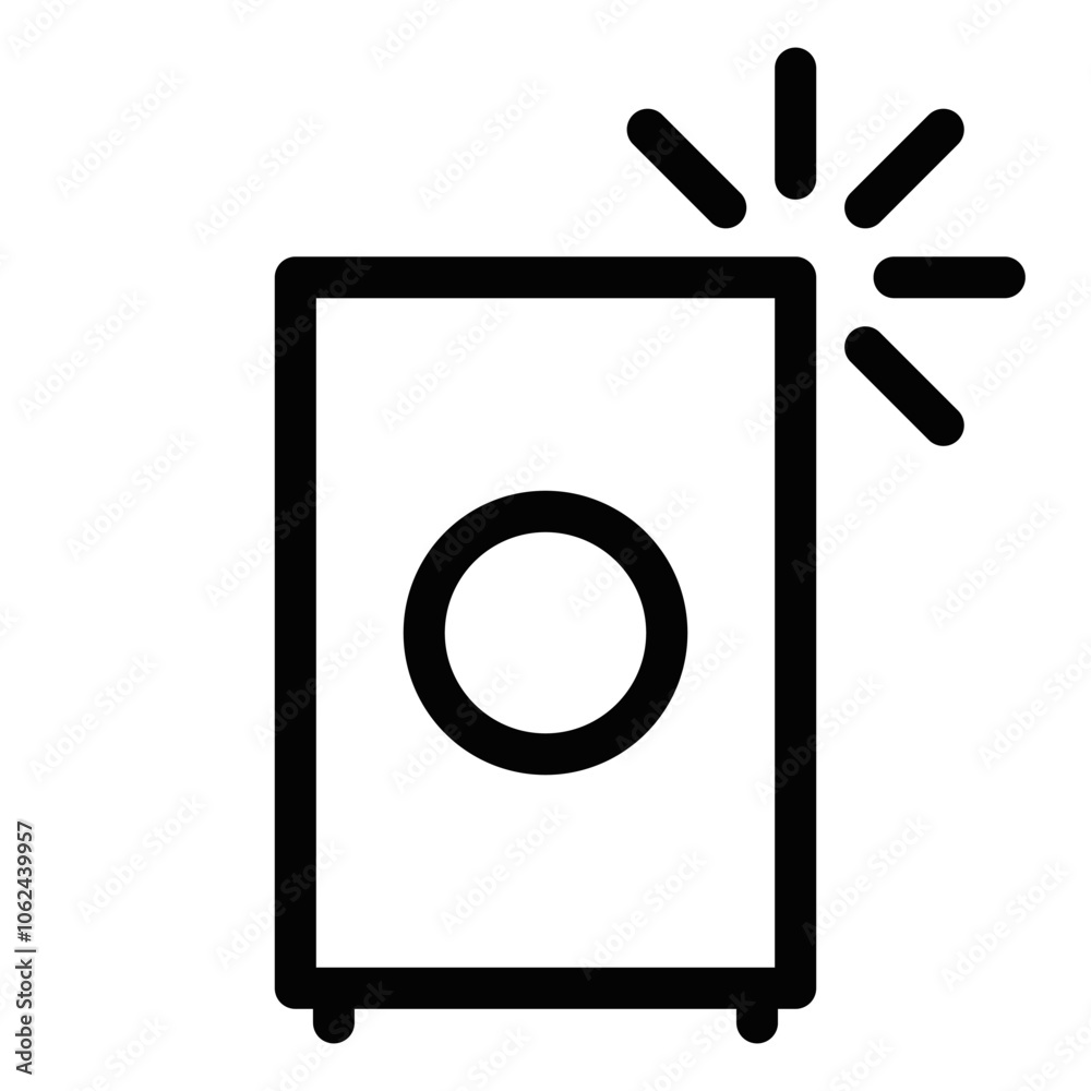 Minimalist line art of a cajon percussion instrument with sound waves, ideal for music and rhythm concepts. Vector illustration. Editable stroke. Minimalist line art of a cajon percussion instrument with sound waves, ideal for music and rhythm concepts. Vector illustration. Editable stroke.