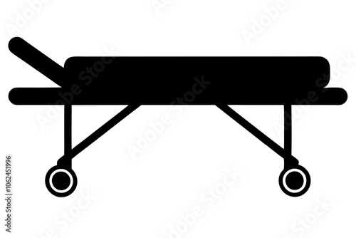 Stretcher icon isolated sign symbol vector illustration.