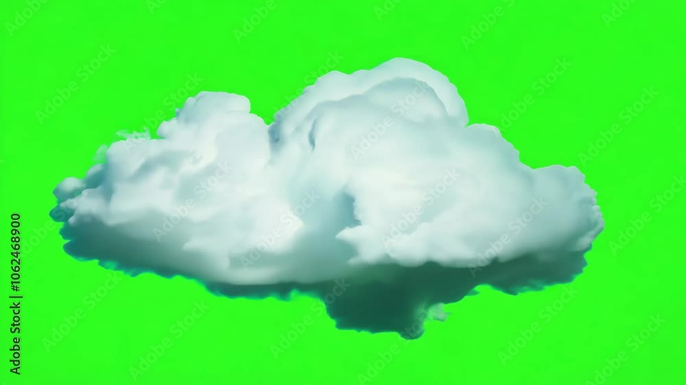A white cloud with intricate detailing against a green background, focusing on texture and softness.
A white cloud with intricate detailing against a green background, focusing on texture and softness.