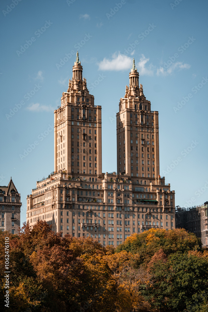 New York Central Park in the Fall Autumn leaves. New York Central Park in the Fall Autumn leaves.