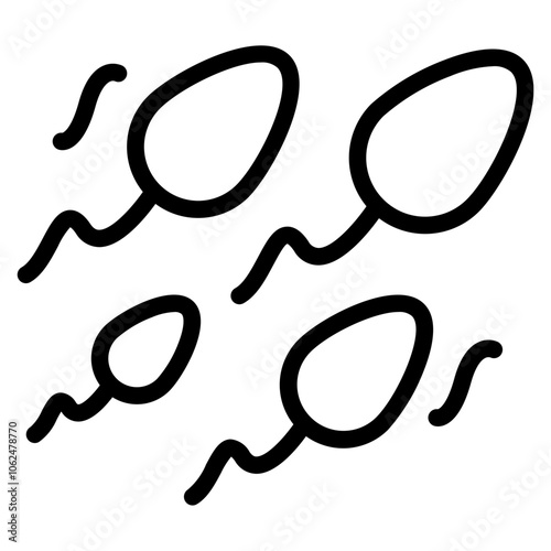 Spermatozoon sperm icon