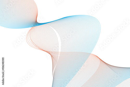 Modern Gradient Wave Line Pattern Background