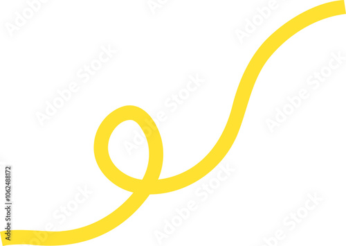 Wavy Curly Line Element