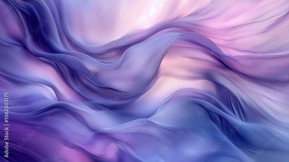 Elegant flowing fabric in soft pastel hues creates dreamlike abstract background Elegant flowing fabric in soft pastel hues creates dreamlike abstract background