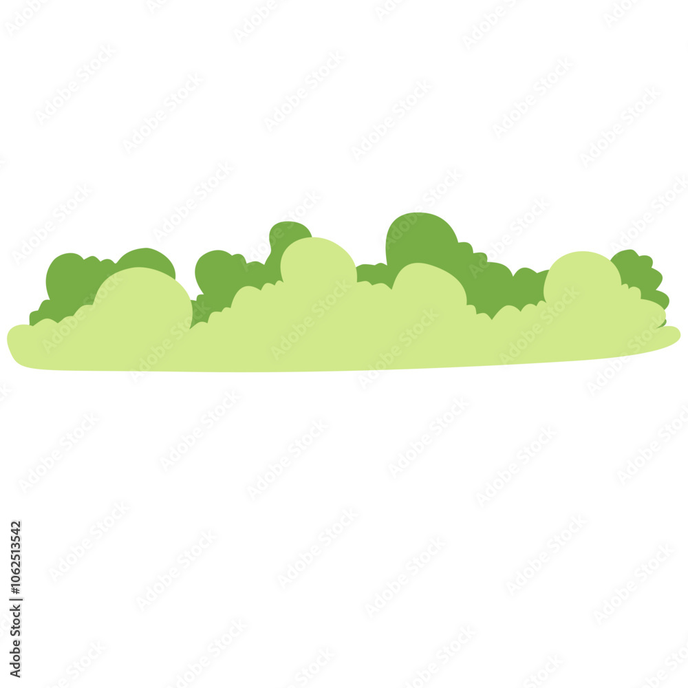 Fototapeta premium Big bush illustration