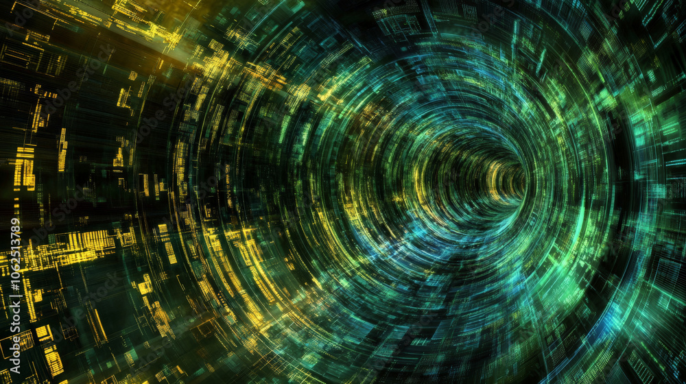 Digital abstract background with swirling patterns and vibrant colors Digital abstract background with swirling patterns and vibrant colors
