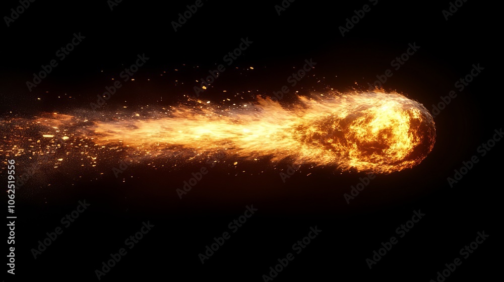 A Massive Asteroid on a Fiery Descent Toward Earth Captured in Breathtaking Detail A Massive Asteroid on a Fiery Descent Toward Earth Captured in Breathtaking Detail