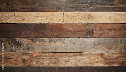 Textured wood plank background providing ample copy space for product displays.