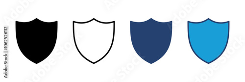 Free Download Shield icon vector. Protection icon vector. Security vector icon - GFXLoad