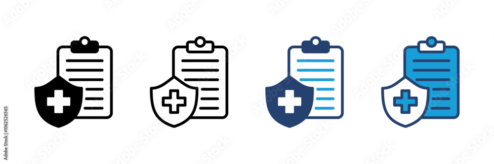 Medical insurance icon vector. health insurance icon Medical insurance icon vector. health insurance icon