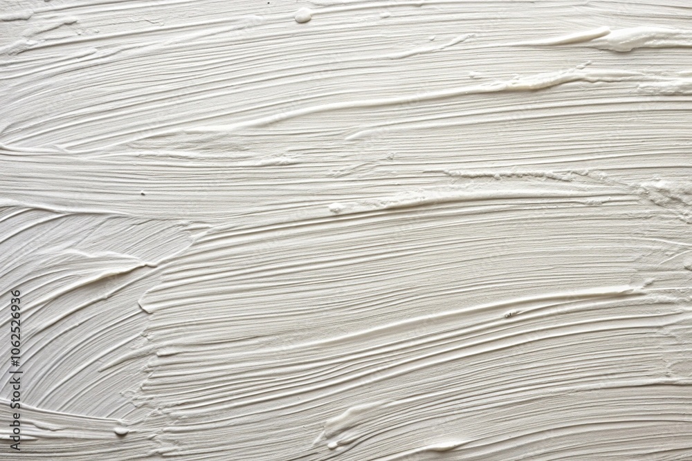 White textured background with oil painting brush strokes White textured background with oil painting brush strokes