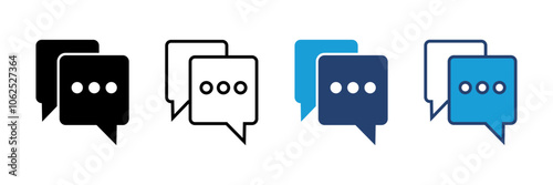 Chat icon vector. speech bubble icon. comment icon vector. message. contact us