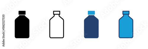 Bottle icon vector. bottle vector icon