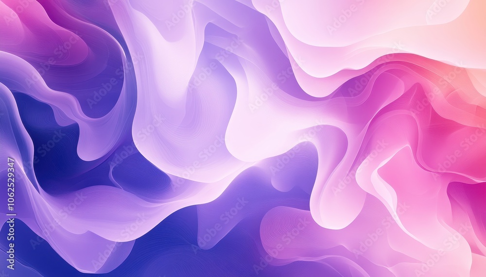 Abstract Purple and Pink Swirling Wave Pattern Abstract Purple and Pink Swirling Wave Pattern