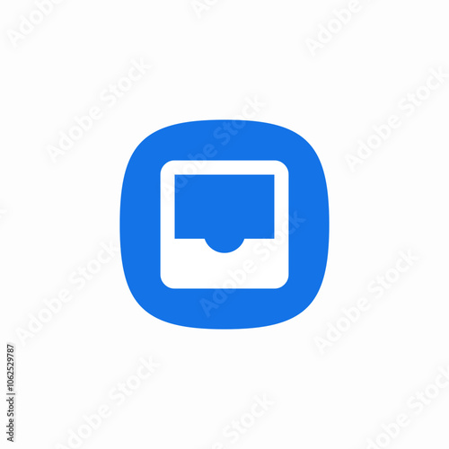 mail inbox icon sign vector