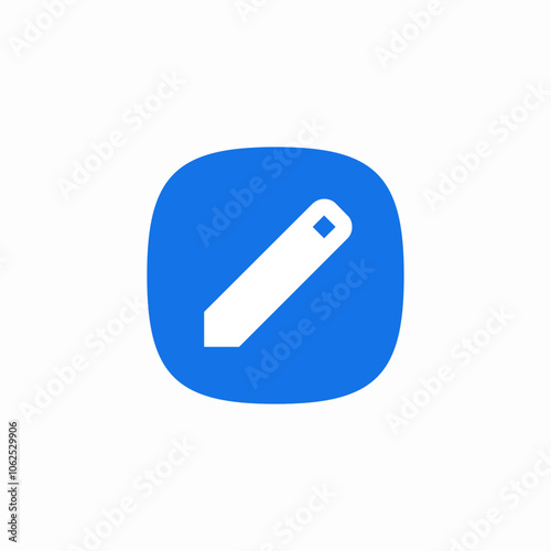 pen note icon sign vector