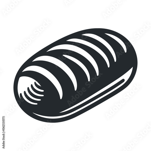 Snack meal sandwich burger or hamburger food vector icon design