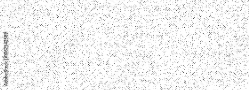 Black dotted noise grid texture. Comic pixel grain pattern. Polka dot particle wallpaper. Irregular grainy overlay backdrop. Grunge net speckles effect. Vector stippled halftone texture background