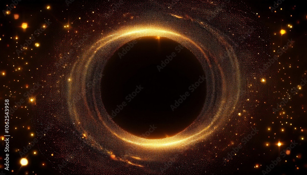 Background has a shiny gold circle frame with space for text A-11.4.214 Background has a shiny gold circle frame with space for text A-11.4.214