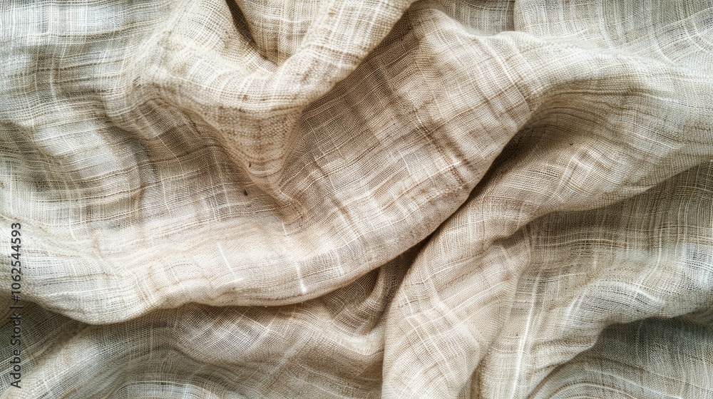 Fototapeta premium Background of natural linen texture