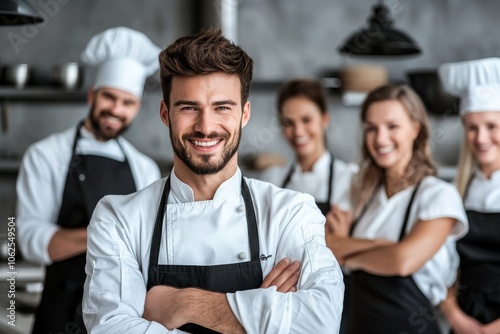 Passionate culinary team a glimpse into professional kitchen dynamics and teamwork