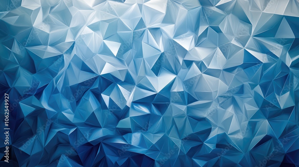 Abstract Blue Polygonal Pattern with Gradient Abstract Blue Polygonal Pattern with Gradient