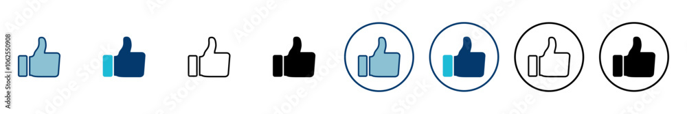 like icon vector isolated on white background. Thumbs up icon. social media icon like icon vector isolated on white background. Thumbs up icon. social media icon
