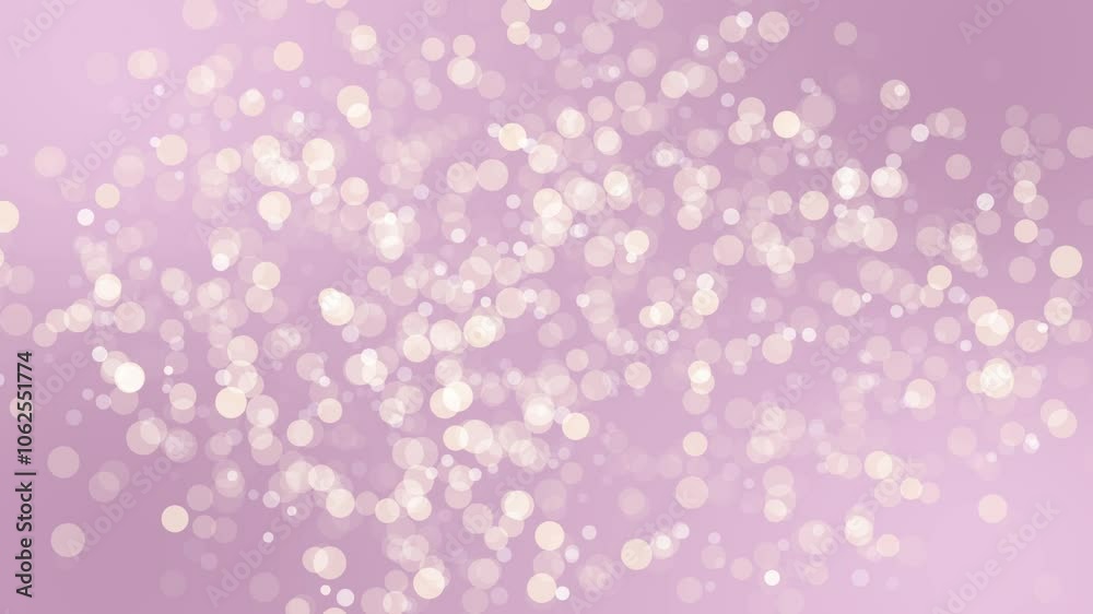 Pink winter wonderland bokeh background with snowflakes, stars, and glitter for holiday design Pink winter wonderland bokeh background with snowflakes, stars, and glitter for holiday design