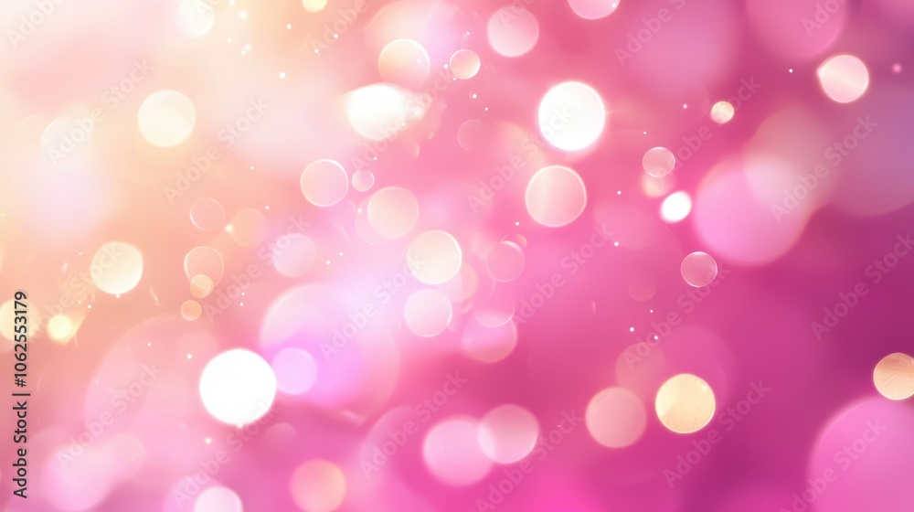 Abstract Pink Background with Defocused Lights and Bokeh Abstract Pink Background with Defocused Lights and Bokeh